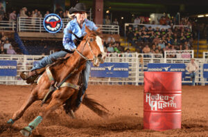 Barrel Racer at Rodeo Austin