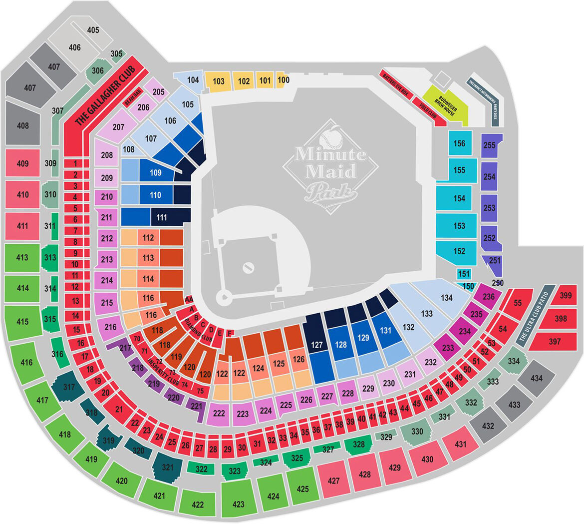 Minute Maid Park-seating